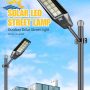 400W Solar LED Street Light Outdoor Black | Remote Control | Wide Angle Radar Sensor